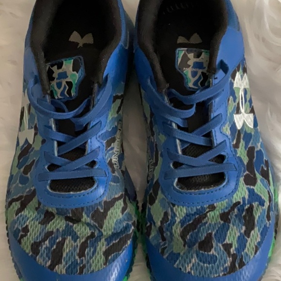 Under Armour Blue and Green Athletic Sneakers - Picture 5 of 16